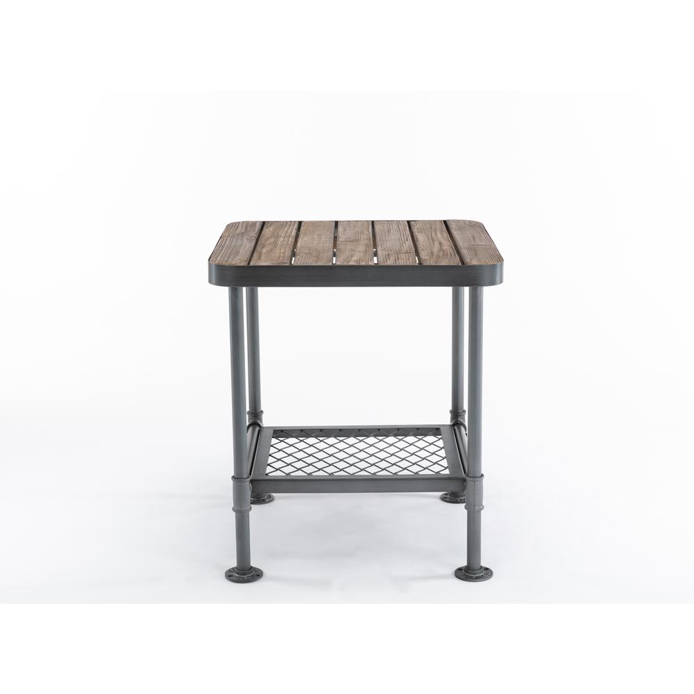 Newport End Table, Gray/Natural. Picture 12