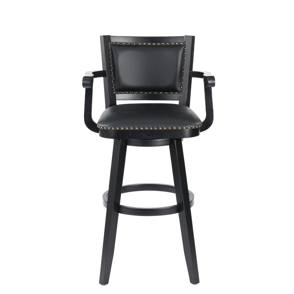 Broadmoor Extra Tall Swivel Stool - Black. Picture 2