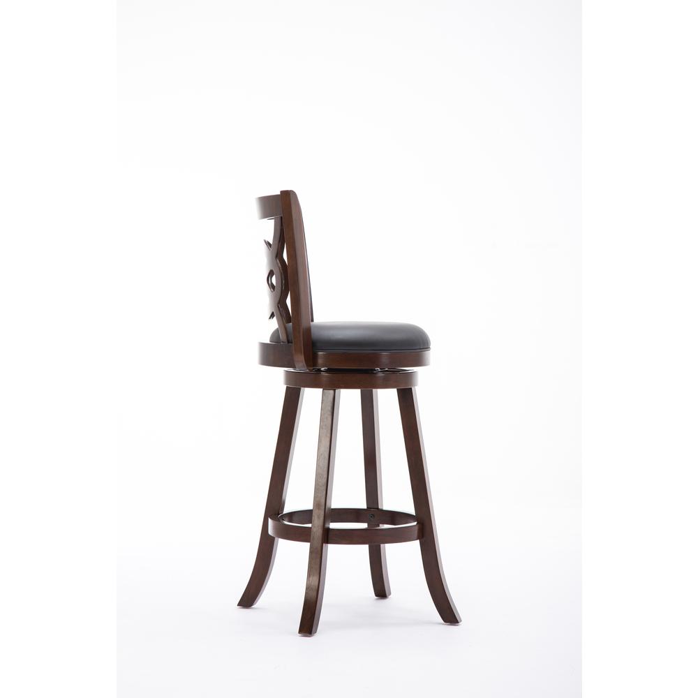 Seina Swivel Bar Stool - Cappuccino. Picture 9