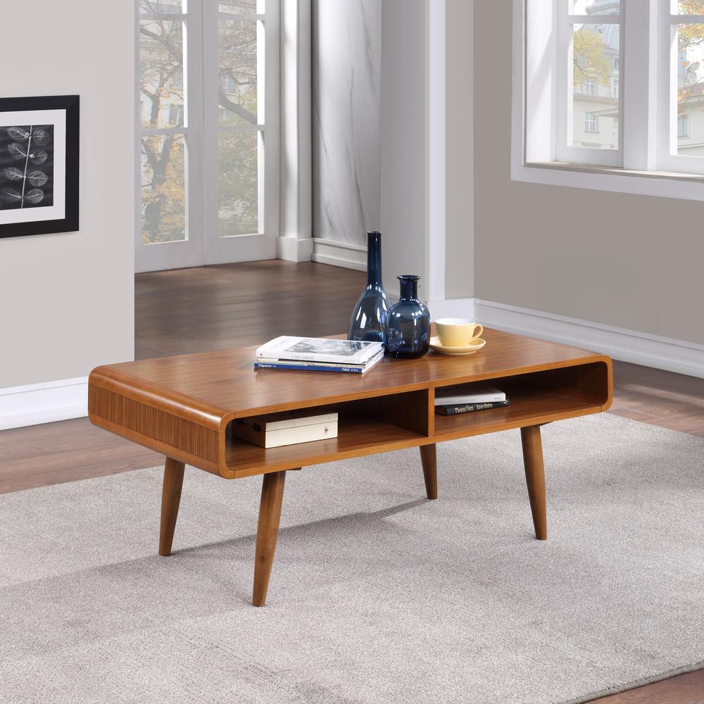 Halmstad Rectangular Coffee Table - Rich Walnut. Picture 6