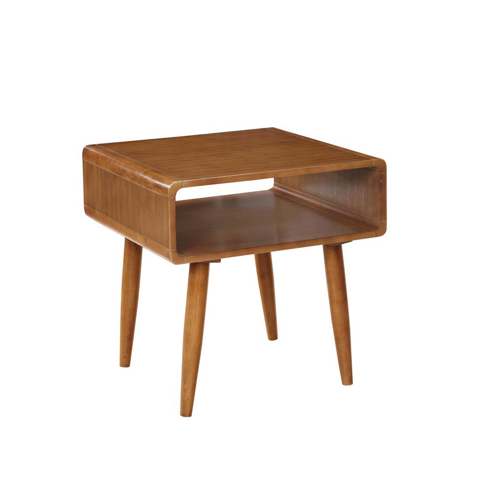 Alborg End Table - Rich Walnut Finish. Picture 1