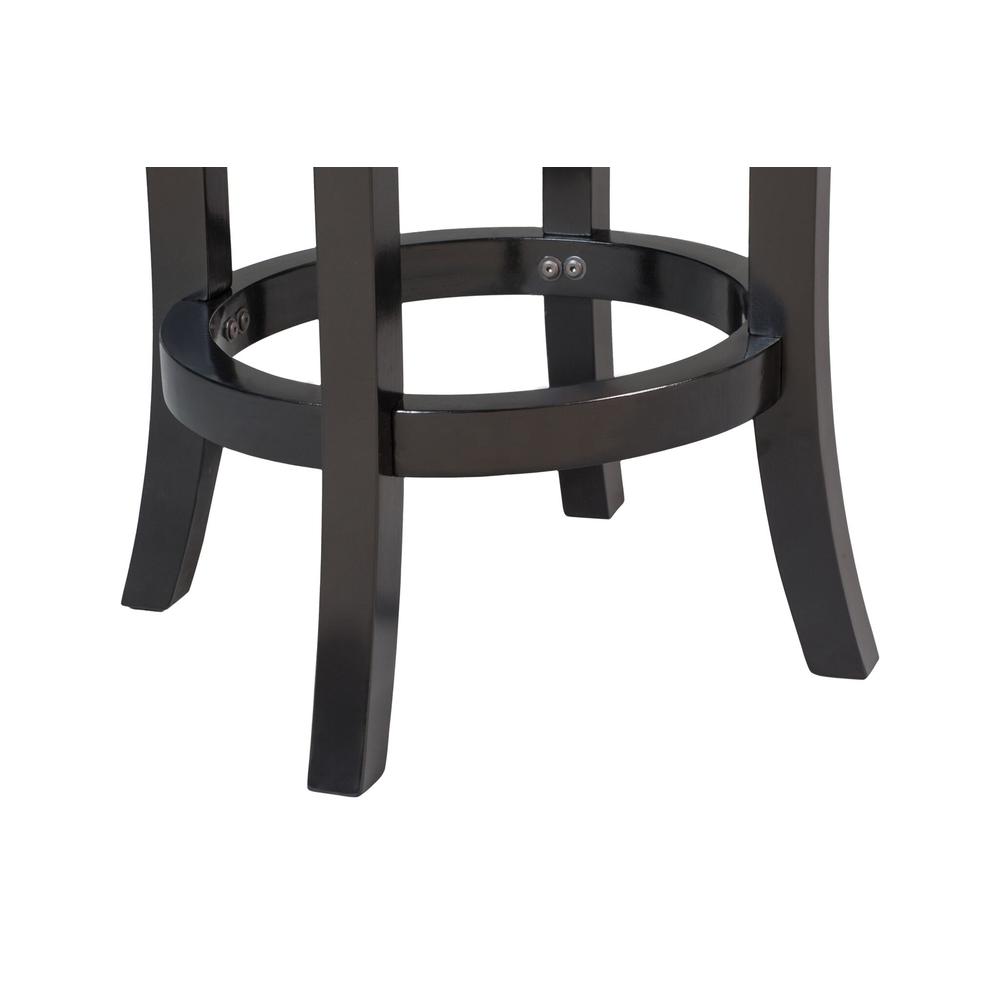 Cordova Swivel Backless Counter Stool - Black. Picture 3