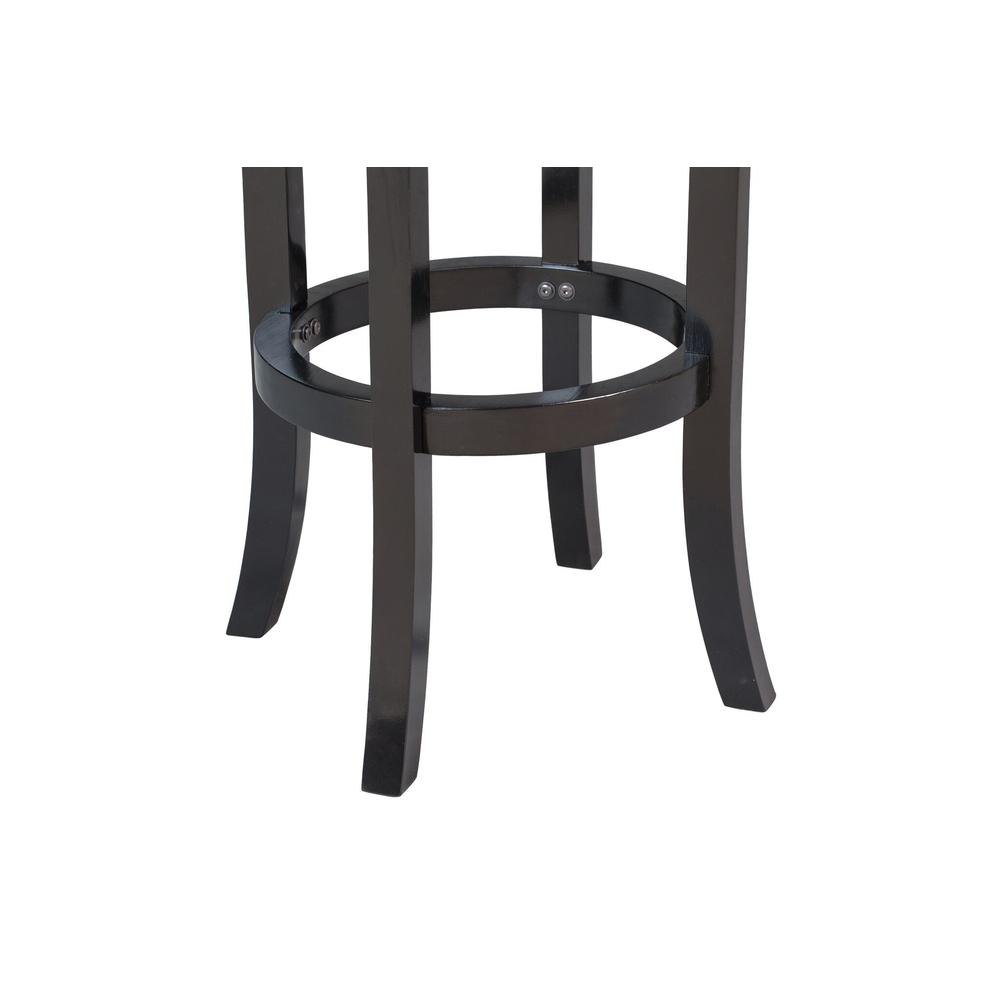 Cordova Swivel Bakckless Bar Stool - Black. Picture 5