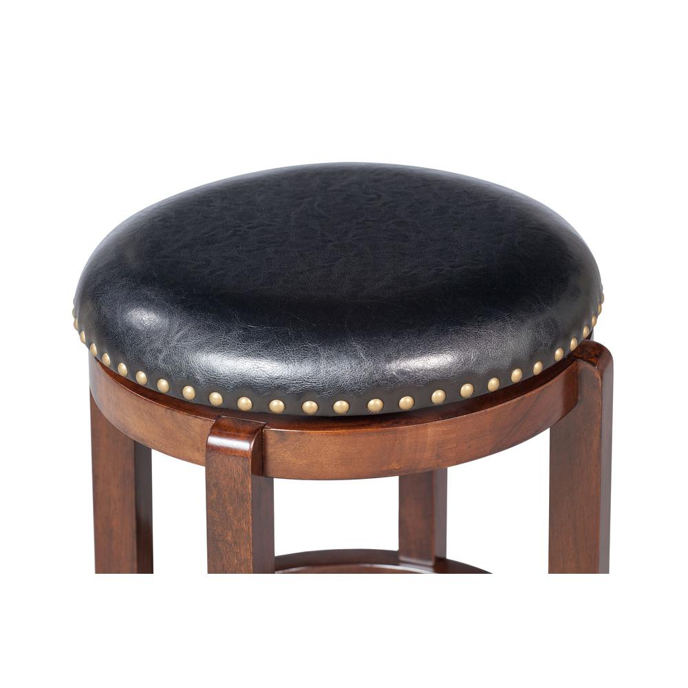 Cordova Swivel Backless Counter Stool - Cappuccino. Picture 3