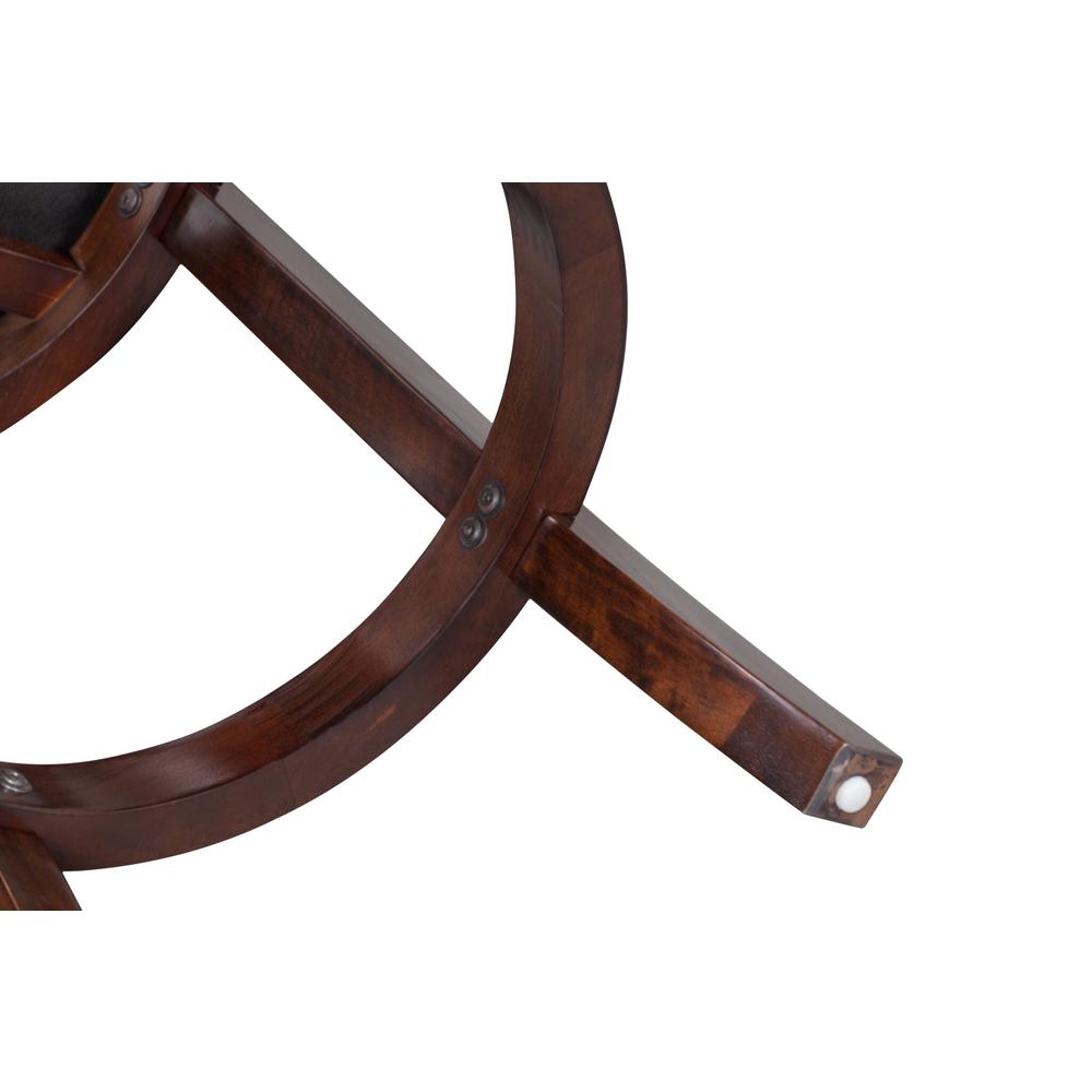 Cordova Swivel Backless Counter Stool - Cappuccino. Picture 5