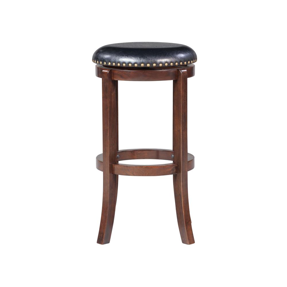 Cordova Swivel Backless Bar Stool - Cappuccino. Picture 1