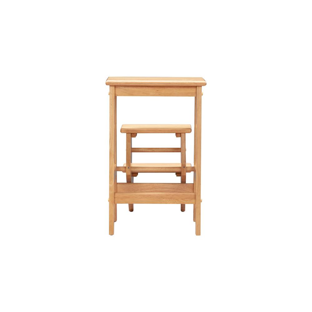 Niko Folding 24" Step Stool - Natural. Picture 5