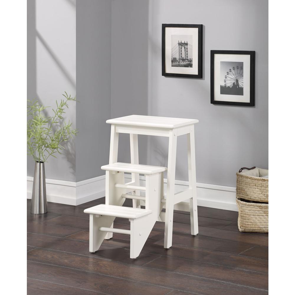 Niko Folding 24" Step Stool - Cream. Picture 6