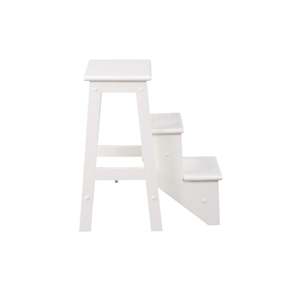 Niko Folding 24" Step Stool - Cream. Picture 5
