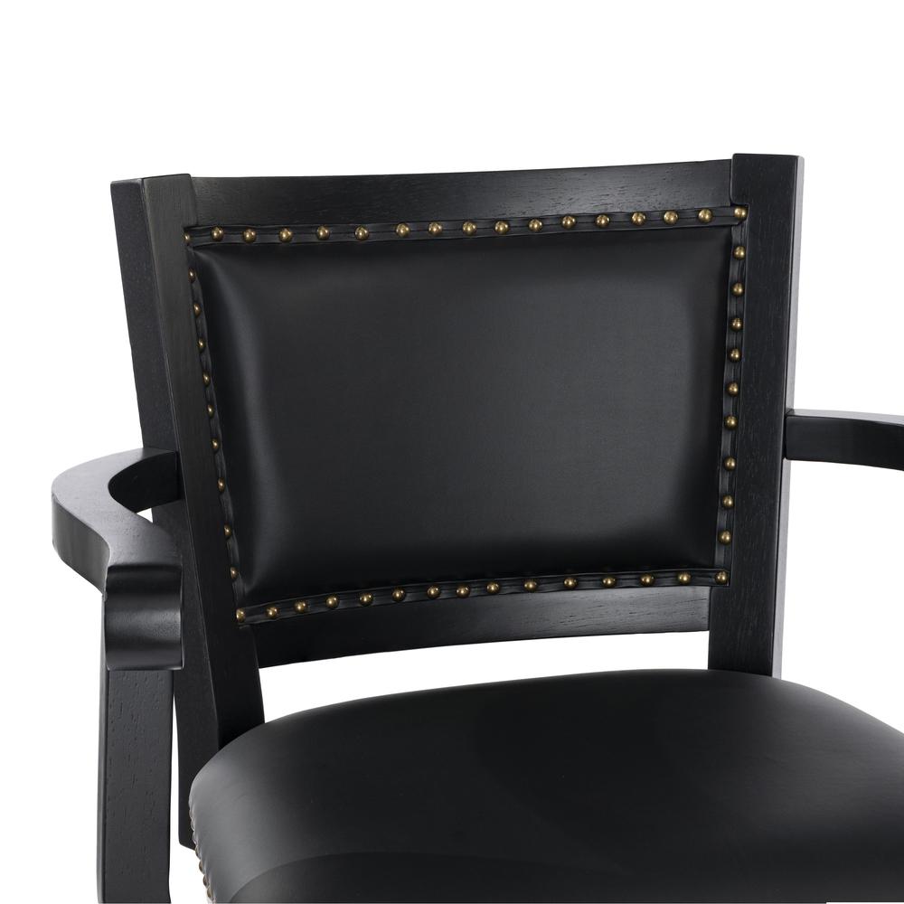 Broadmoor Extra Tall Swivel Stool - Black. Picture 6