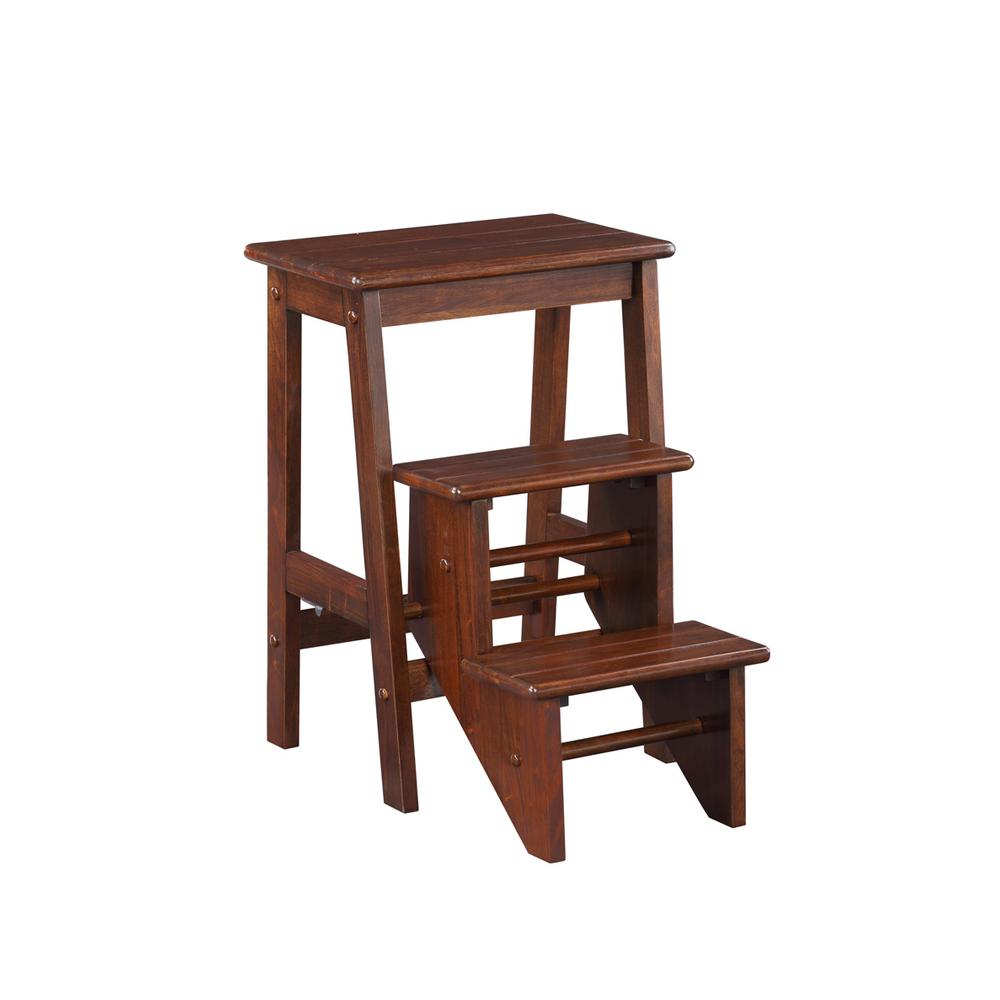 Niko Folding 24" Step Stool - Cappuccino. Picture 1