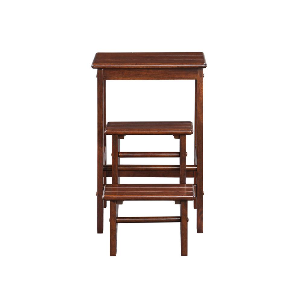 Niko Folding 24" Step Stool - Cappuccino. Picture 4