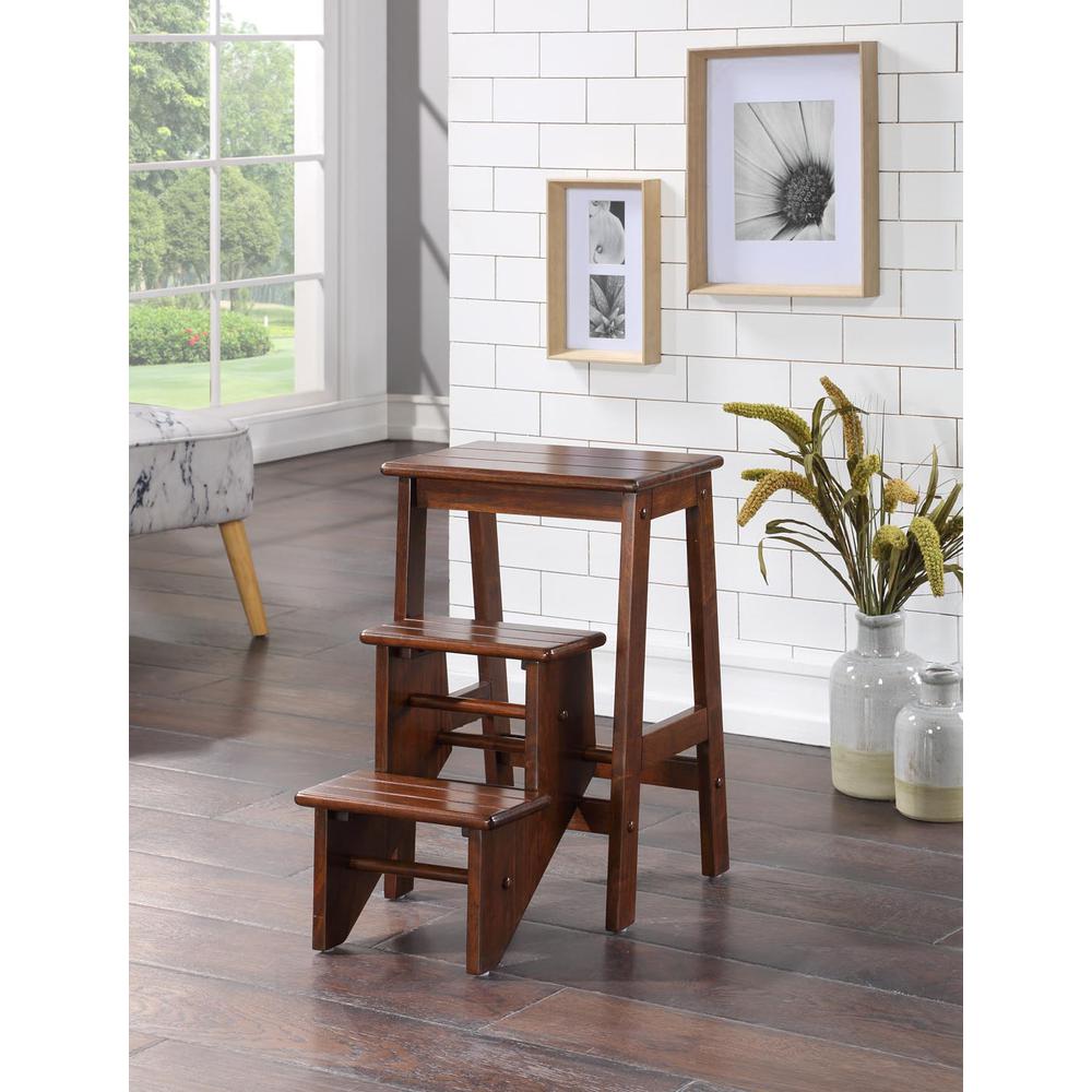 Niko Folding 24" Step Stool - Cappuccino. Picture 6