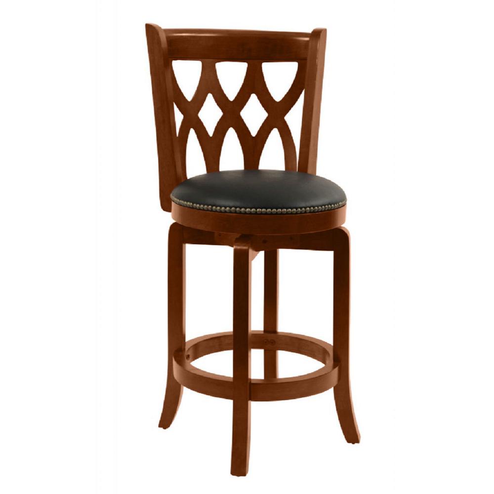 Cathedral Swivel Counter Stool - Cherry. Picture 1