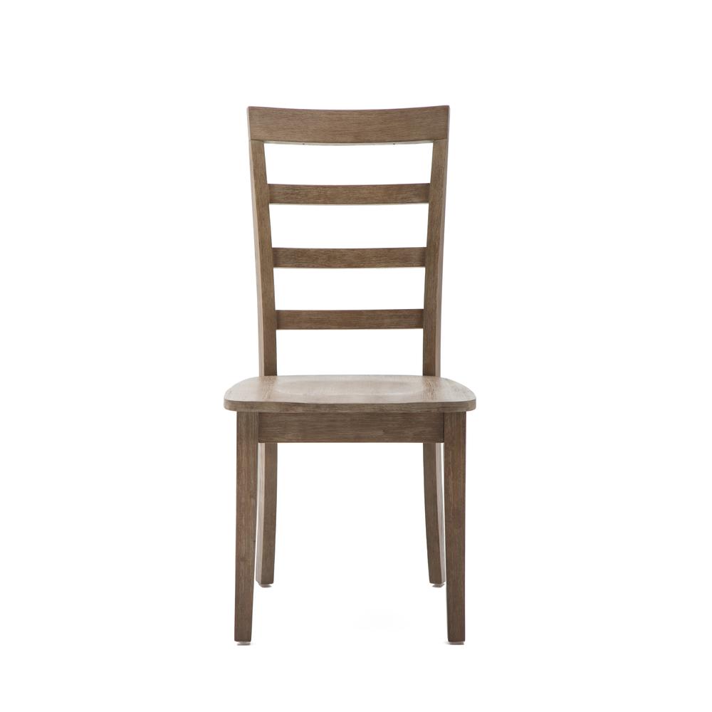 Boulder Dining Chairs, Set of 2 - Barnwood Wire-Brush. Picture 6