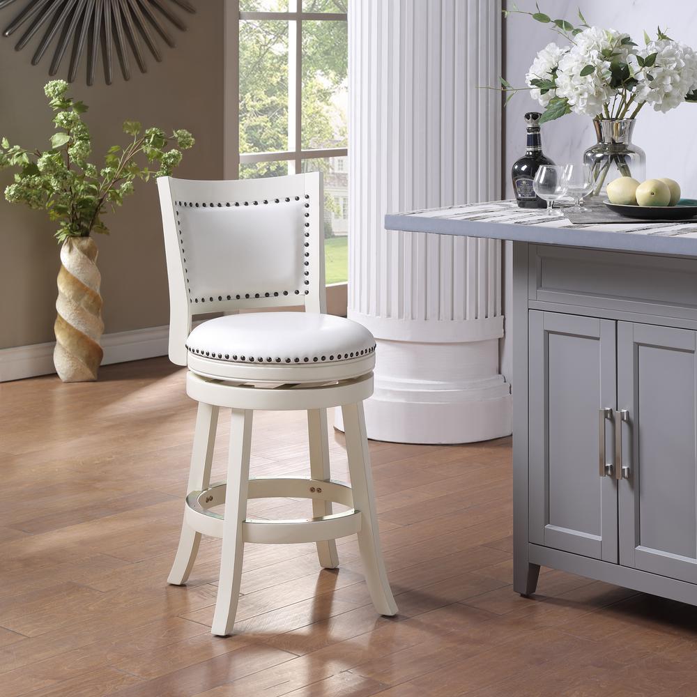 Bristol Swivel Counter Stool - Buttermilk. Picture 7