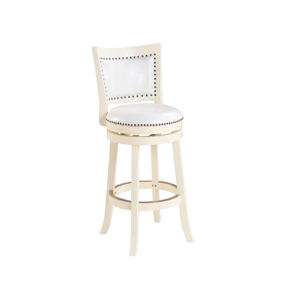 Bristol Swivel Bar Stool - Buttermilk. Picture 1
