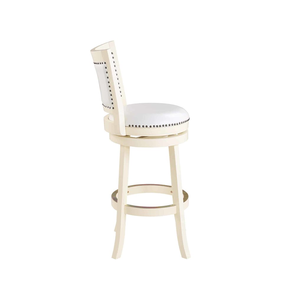 Bristol Swivel Bar Stool - Buttermilk. Picture 5