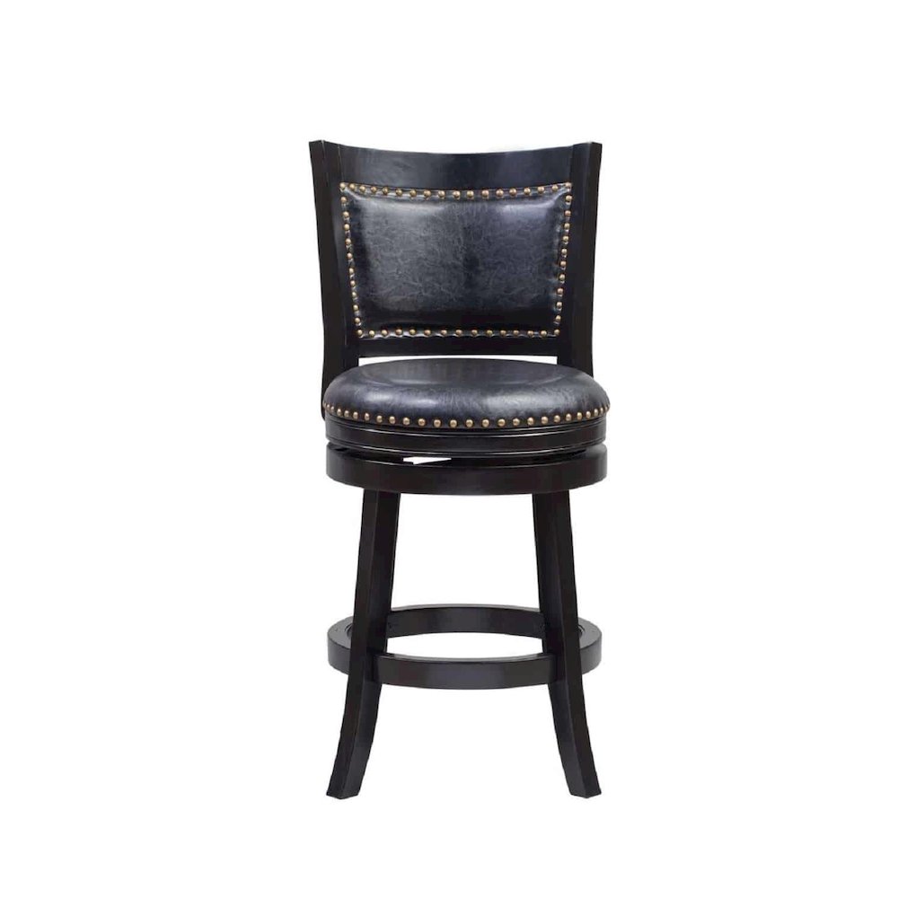 Bristol Swivel Counter Stool - Black. Picture 1