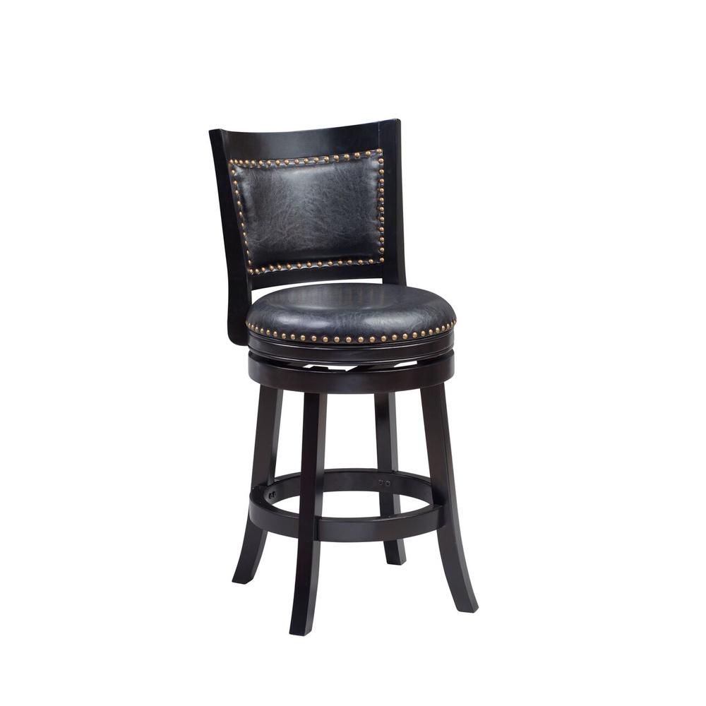 Bristol Swivel Counter Stool - Black. Picture 4