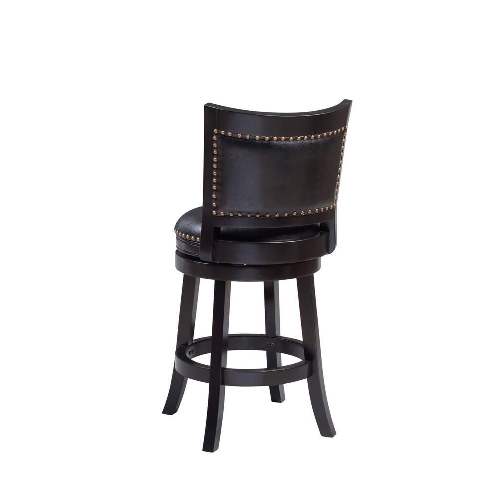 Bristol Swivel Counter Stool - Black. Picture 5