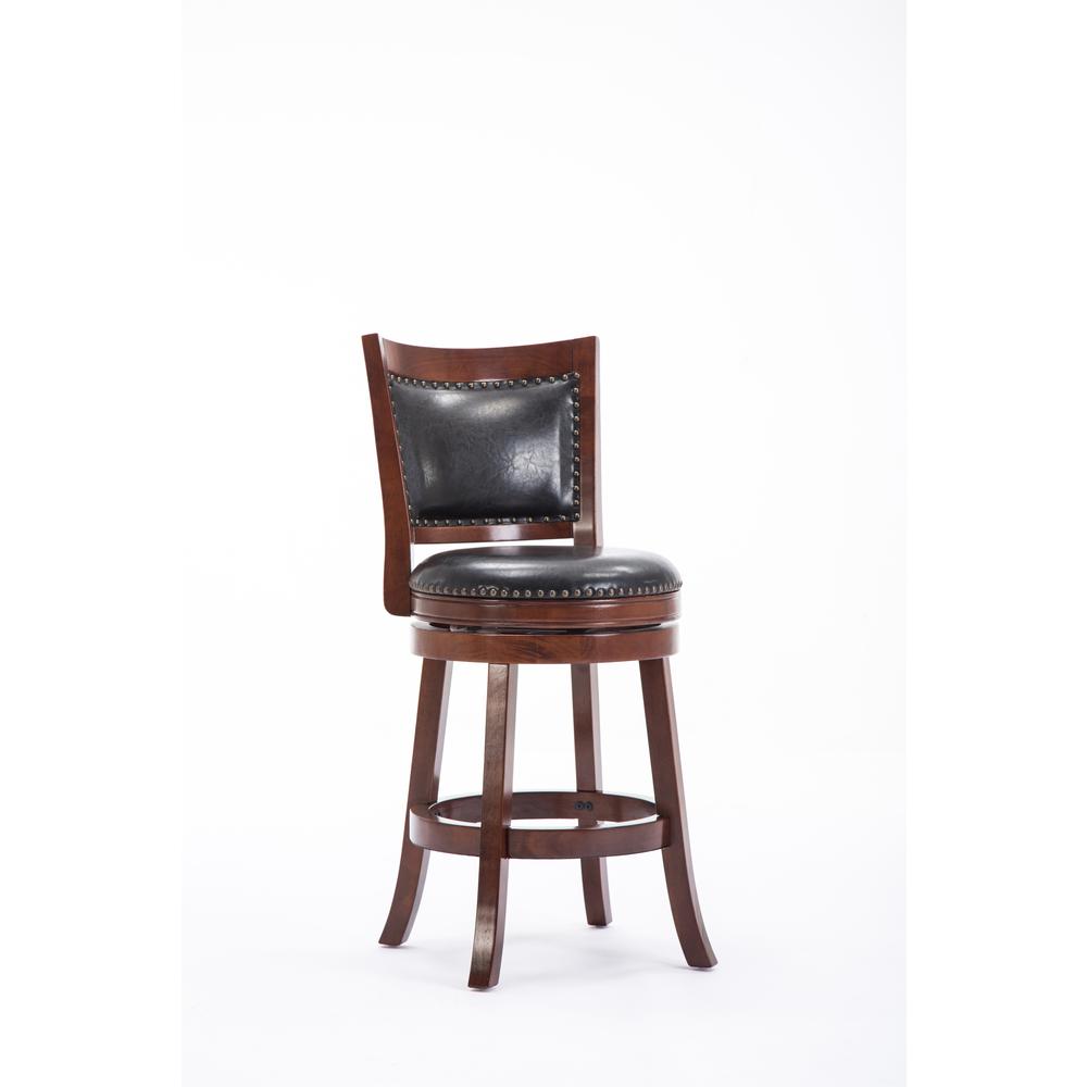 Bristol Swivel Counter Stool - Cherry. Picture 1