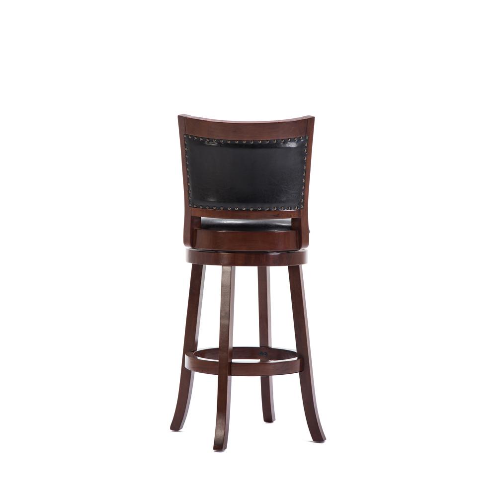 Bristol Swivel Bar Stool - Cherry. Picture 3