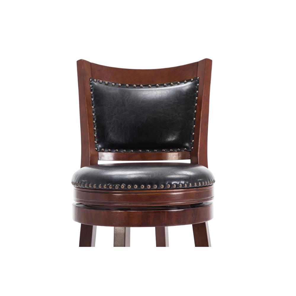 Bristol Swivel Bar Stool - Cherry. Picture 7