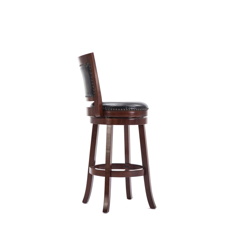 Bristol Swivel Bar Stool - Cherry. Picture 4