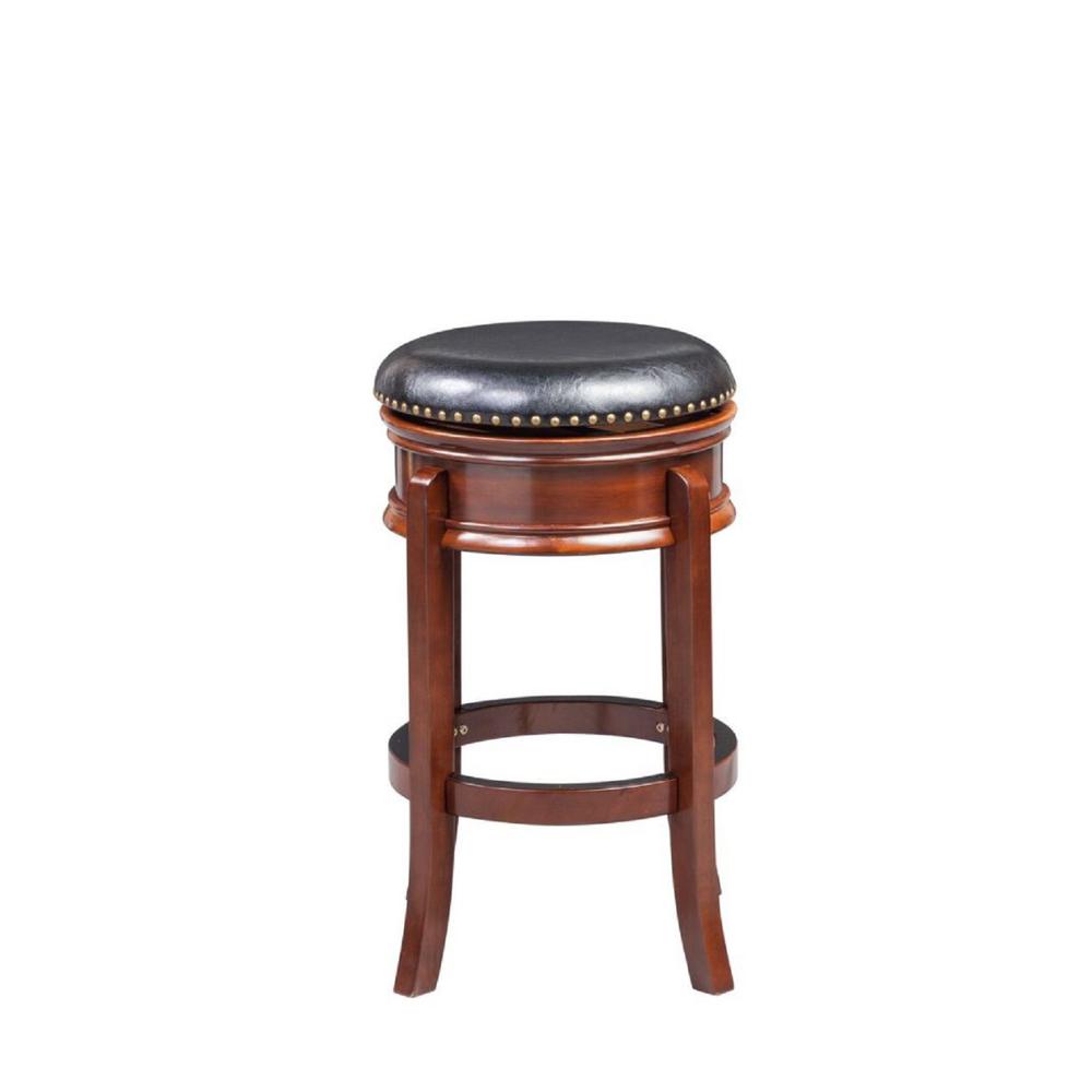 Hamilton Swivel Bar Stool - Cherry. Picture 2