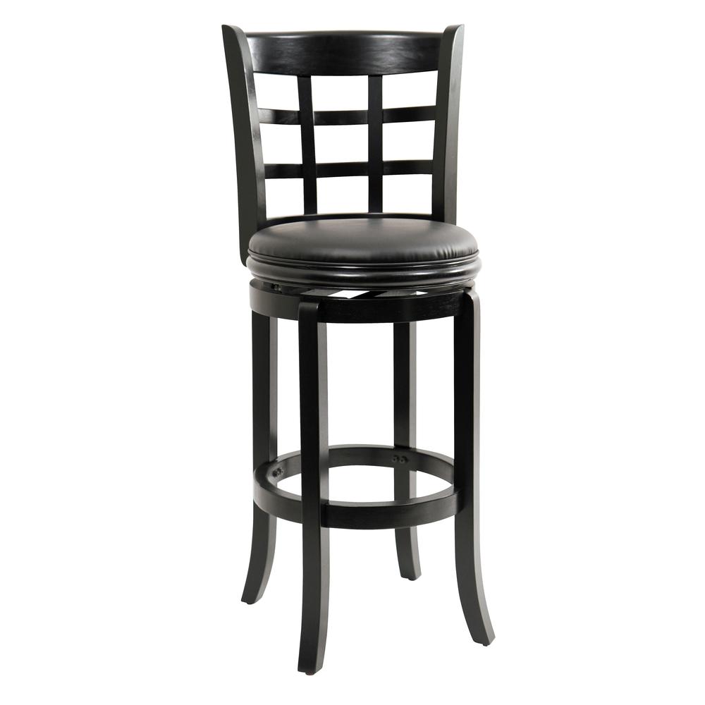 Kyoto Swivel Bar Stool - Black. Picture 1