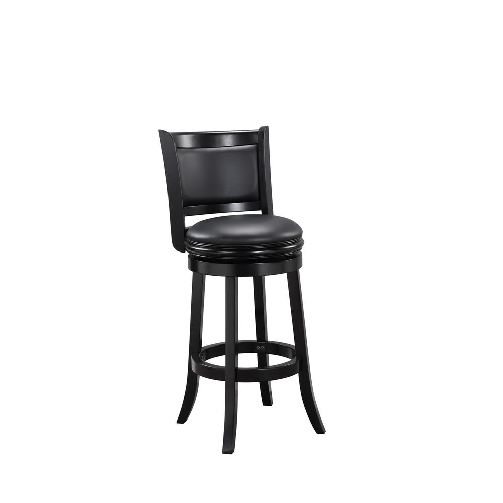 Augusta Swivel Bar Stool - Black. Picture 1