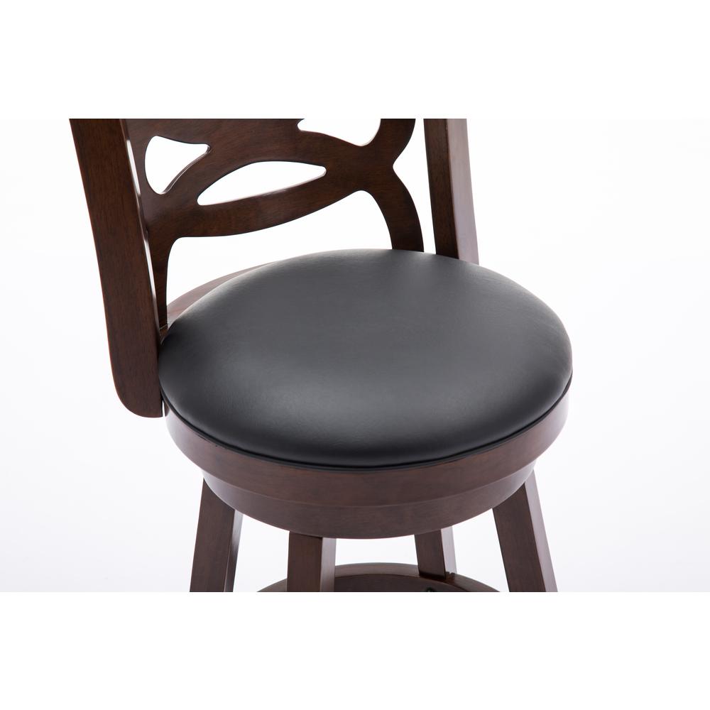 Seina Swivel Bar Stool - Cappuccino. Picture 8