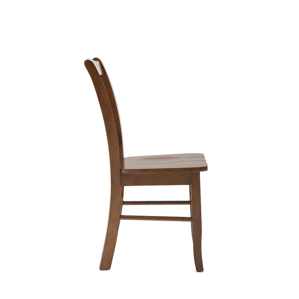 Shaker Dining Chairs, Set of 2 - Walnut. Picture 4