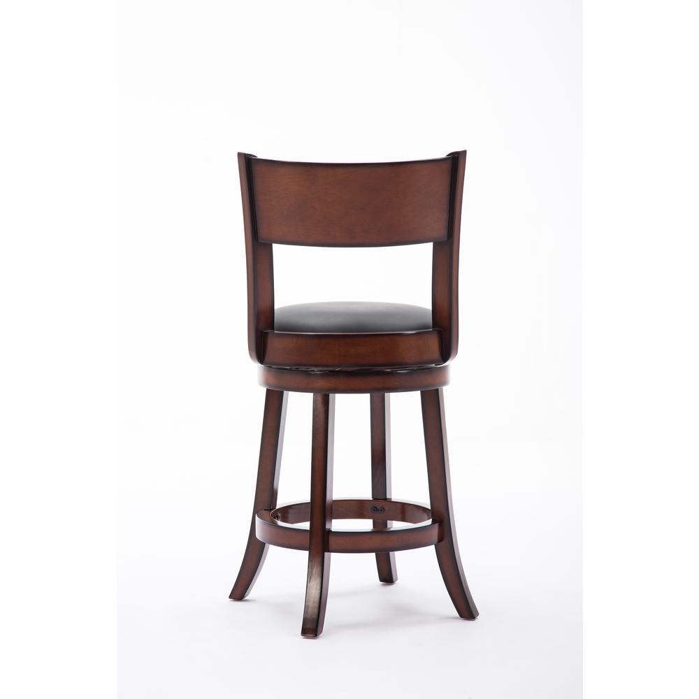 Palmetto Swivel Counter Stool  - Brandy. Picture 2