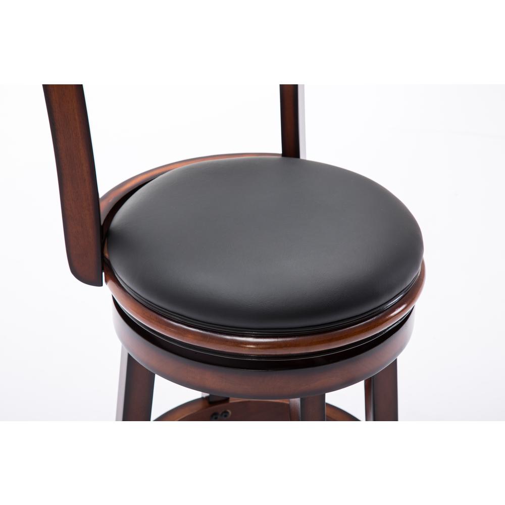 Palmetto Swivel Counter Stool  - Brandy. Picture 5