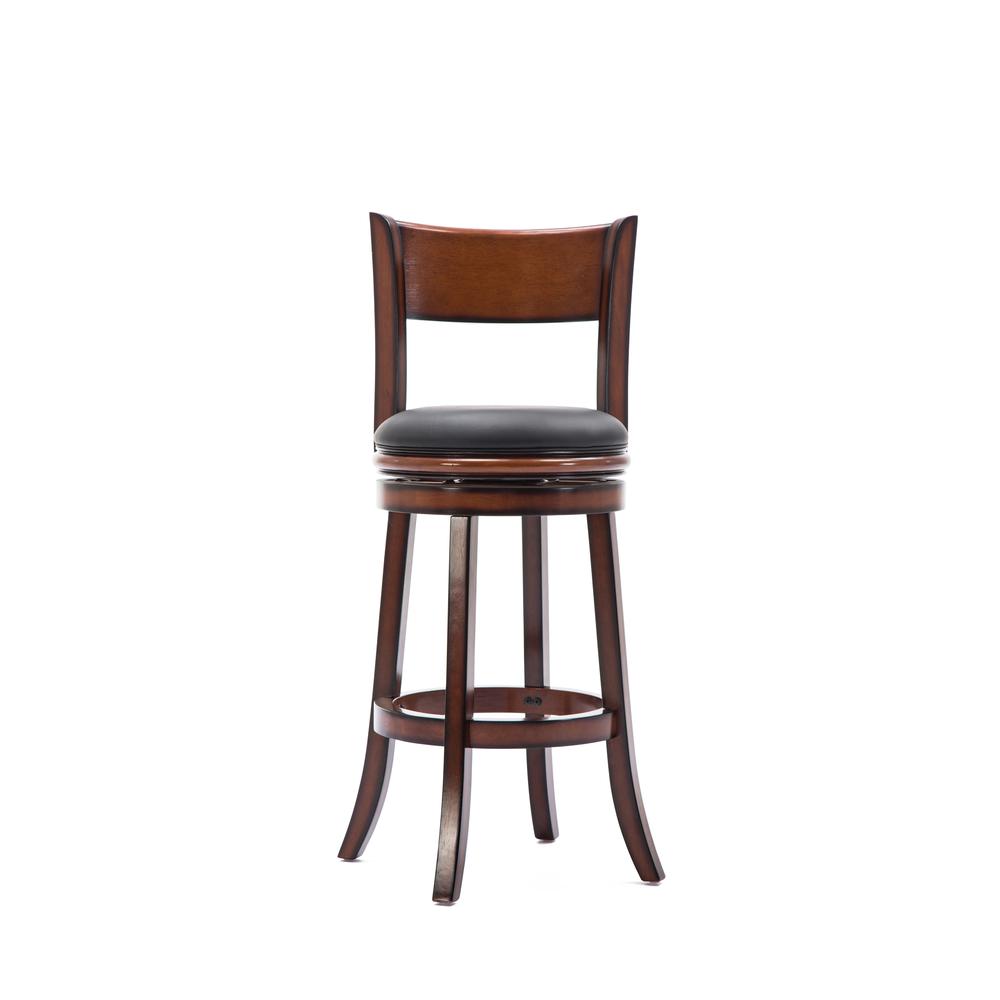 Palmetto Swivel Bar Stool  - Brandy. Picture 1