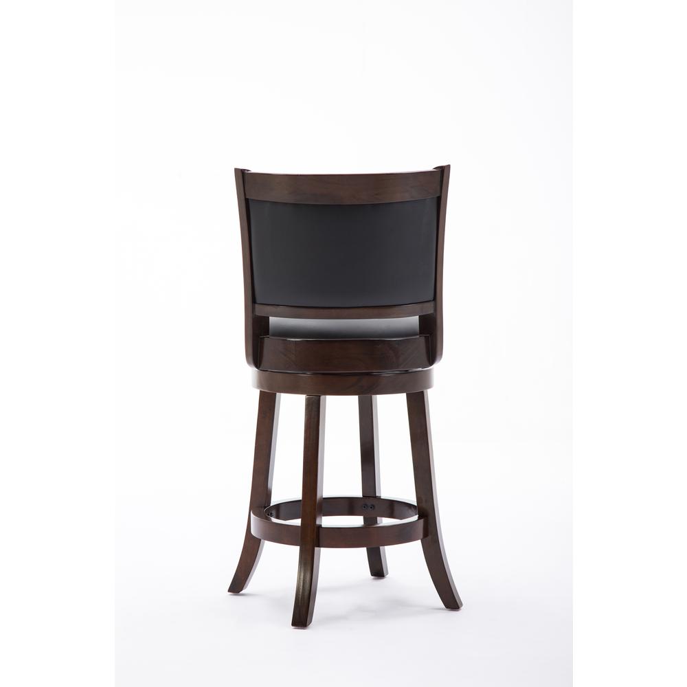 Augusta Swivel Counter Stool - Cappuccino. Picture 4