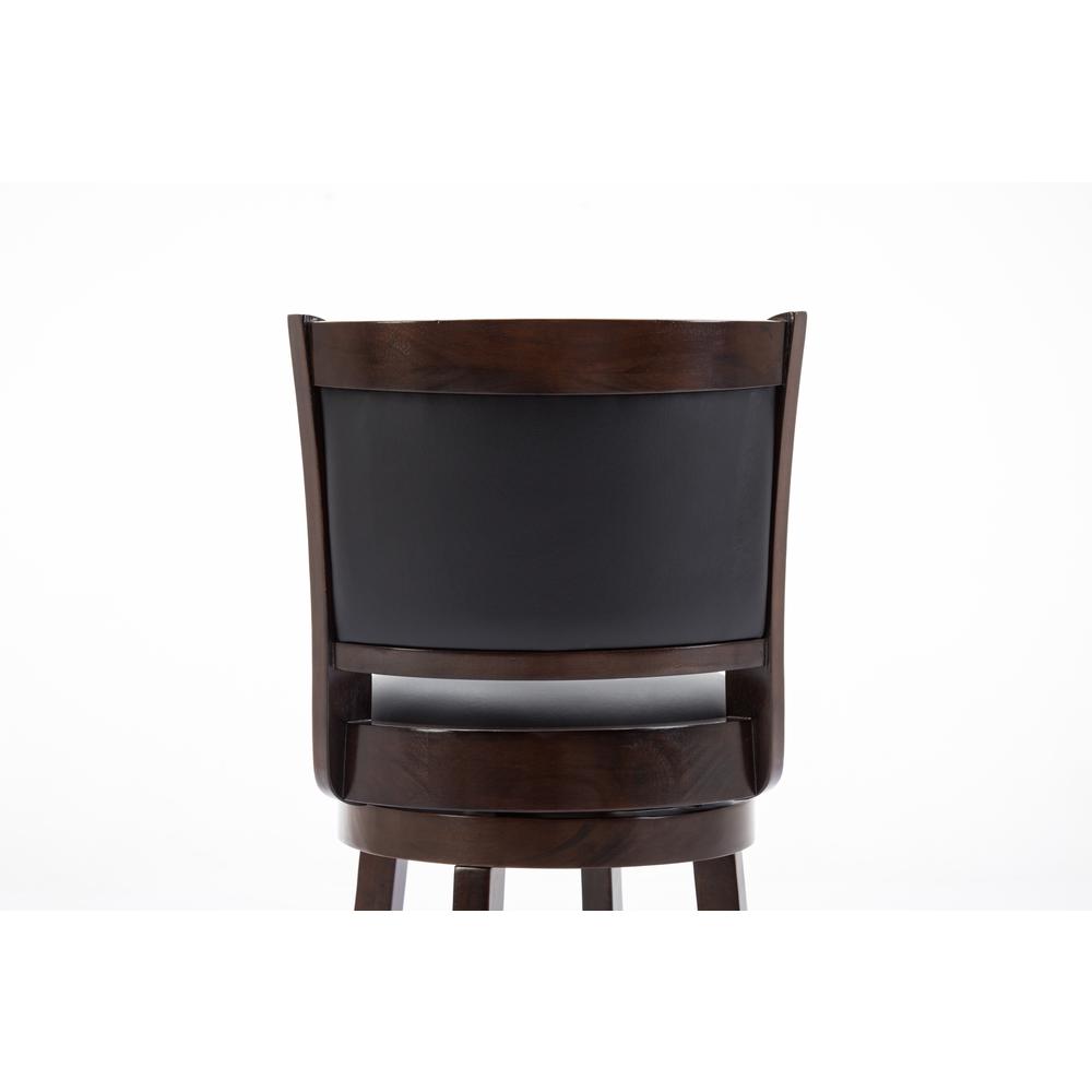 Augusta Swivel Counter Stool - Cappuccino. Picture 6
