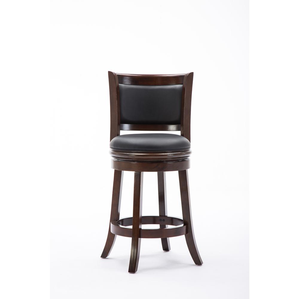 Augusta Swivel Counter Stool - Cappuccino. Picture 2