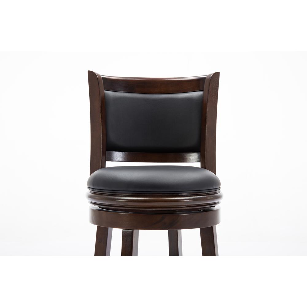 Augusta Swivel Counter Stool - Cappuccino. Picture 7