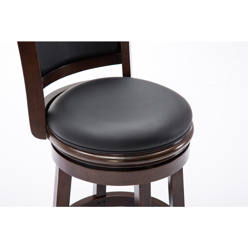 Augusta Swivel Counter Stool - Cappuccino. Picture 5