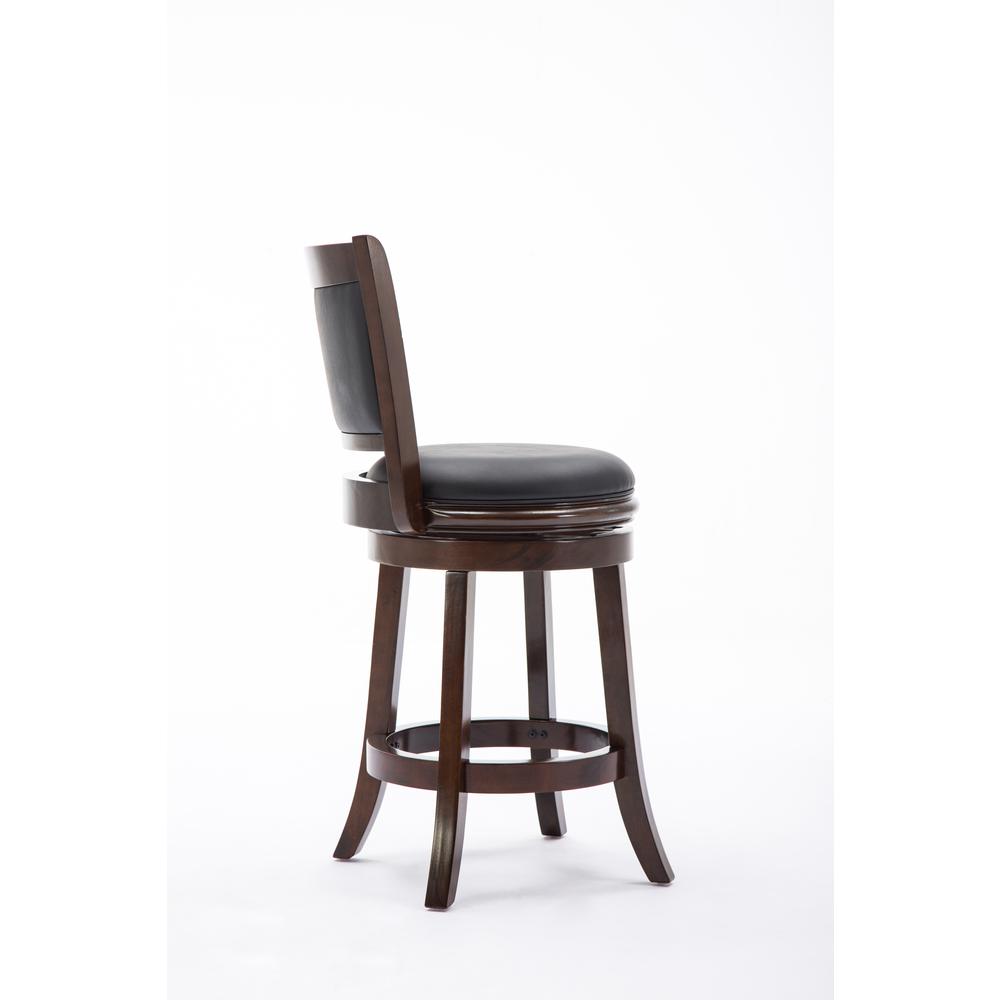 Augusta Swivel Counter Stool - Cappuccino. Picture 3
