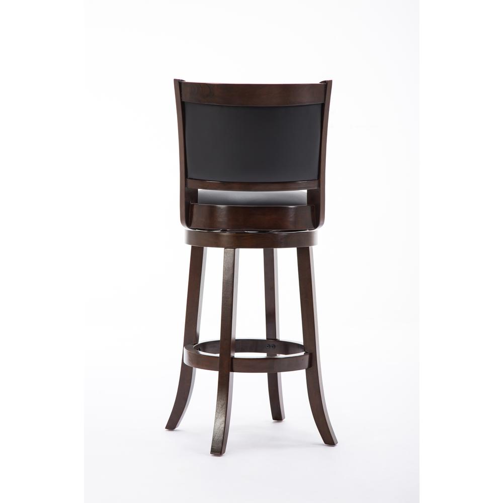 Augusta Swivel Bar Stool - Cappuccino. Picture 2