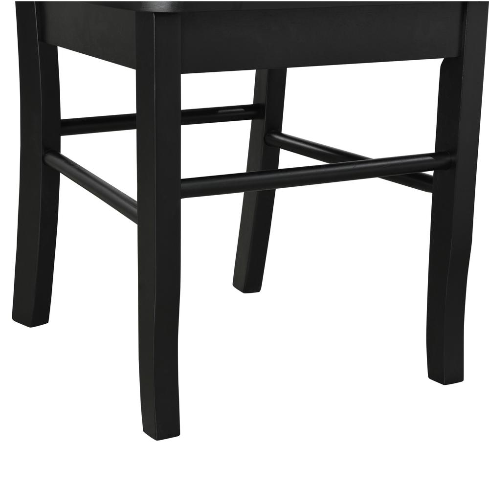 Shaker Dining Chairs, Set of 2 - Black. Picture 8