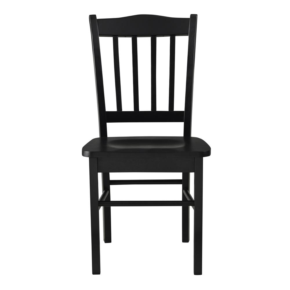 Shaker Dining Chairs, Set of 2 - Black. Picture 5