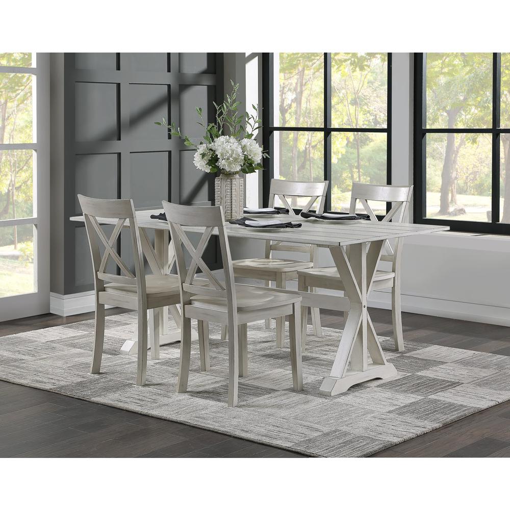 Jamestown 5pc Dining Set - Antique White. Picture 4