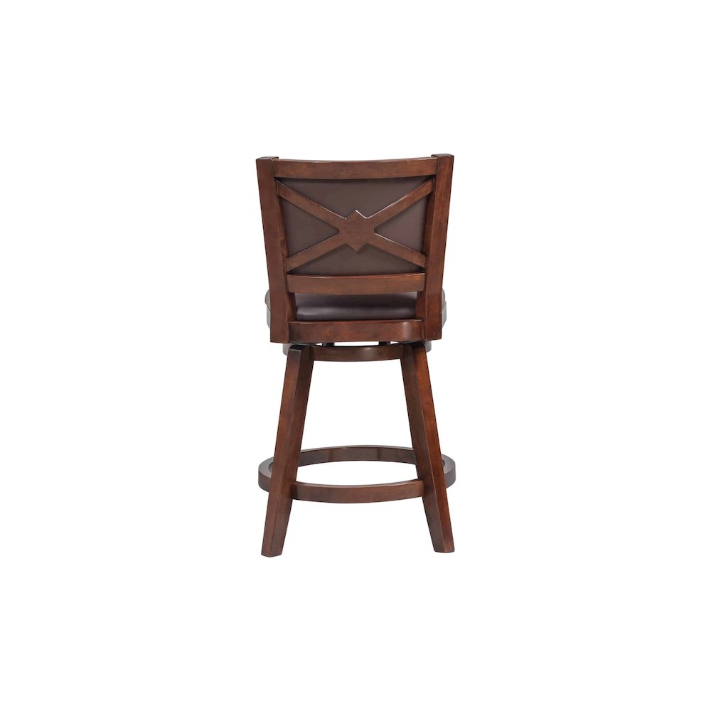 Broadmoor Swivel Counter Stool - Cappuccino. Picture 3