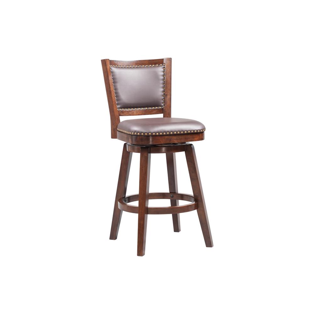 Broadmoor Swivel Bar Stool - Cappuccino. Picture 2