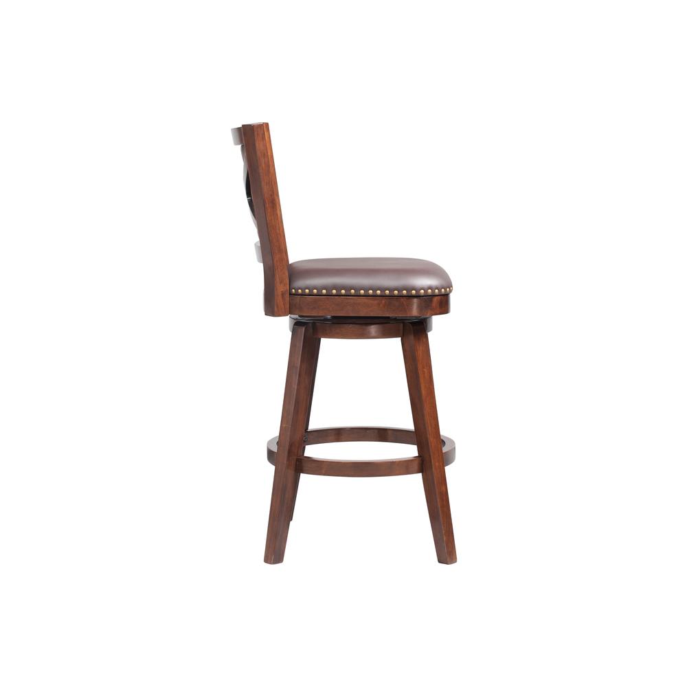Broadmoor Swivel Bar Stool - Cappuccino. Picture 3